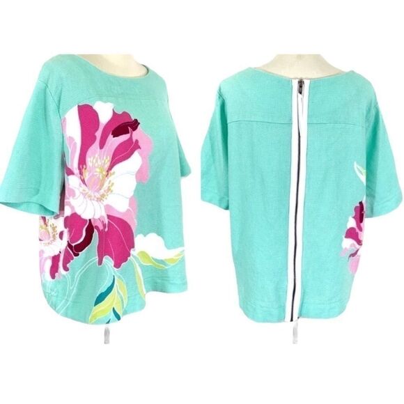 Stylus zip back tunic style top size XL - Picture 1 of 6